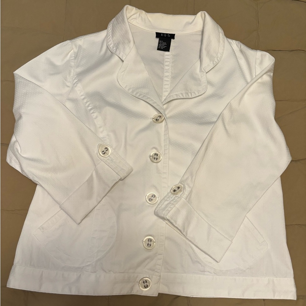 R•Q•T White Jacket